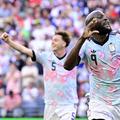 Romelu Lukaku, sărbătorind golul contra SUA // foto: Imago Images