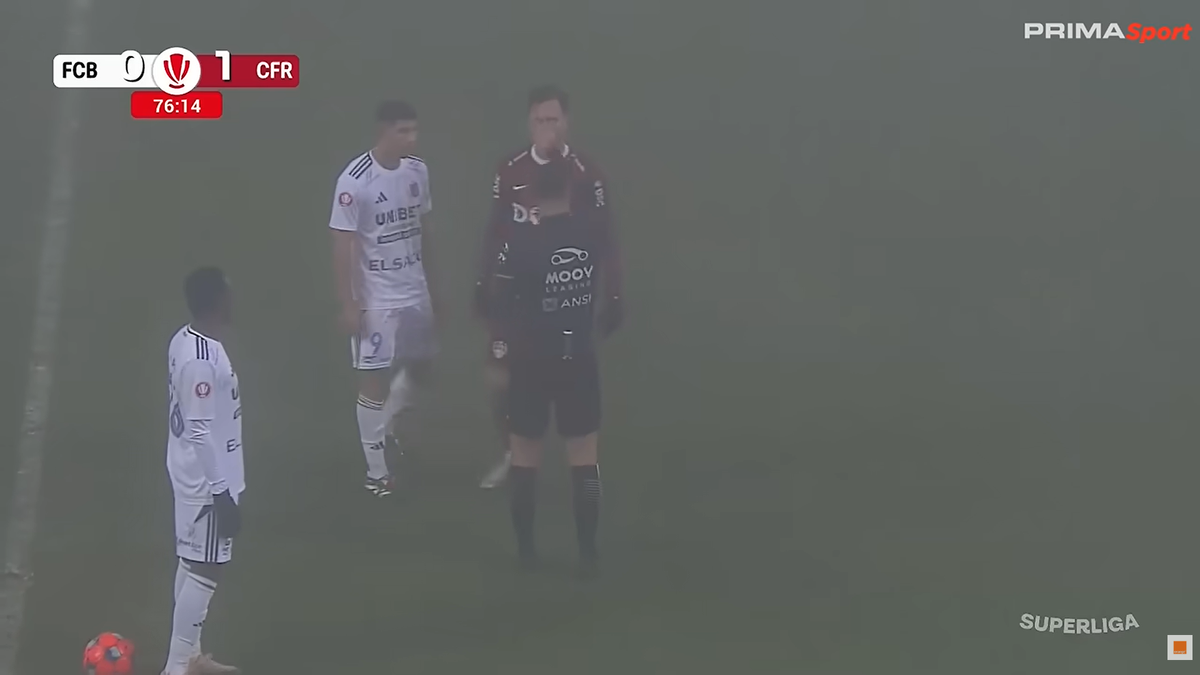 Cartonașul galben luat de Djokovic în Botoșani - CFR Cluj 0-1