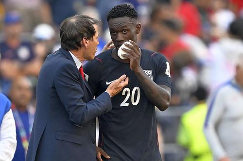 Folarin Balogun, alături de Rudi Garcia // foto: Imago Images