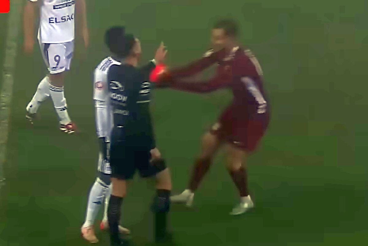 Cartonașul galben luat de Djokovic în Botoșani - CFR Cluj 0-1
