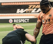 Wolves s-a calificat în sferturile de finală din Europa League după succesul de aseară cu Olympiakos (1-0, 2-1 la general). Adama Traore a fost integralist // Sursă foto: Twitter