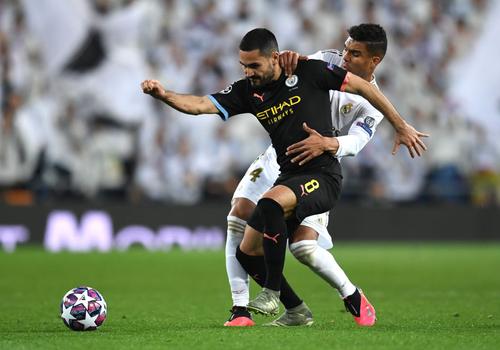 Manchester City și Real Madrid se vor întâlni vineri, de la ora 22:00, într-un meci contând pentru manșa secundă a optimilor Ligii Campionilor. Foto: Guliver/GettyImages