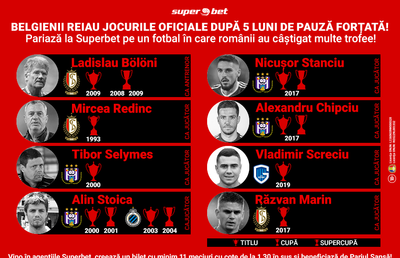 Începe Jupiler League cu Denis Drăguș, singurul reprezentant al României! Ei sunt compatrioții care au făcut istorie printre valoni și flamanzi!