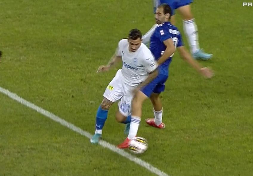Faza primului penalty foto: captură Prima Sport