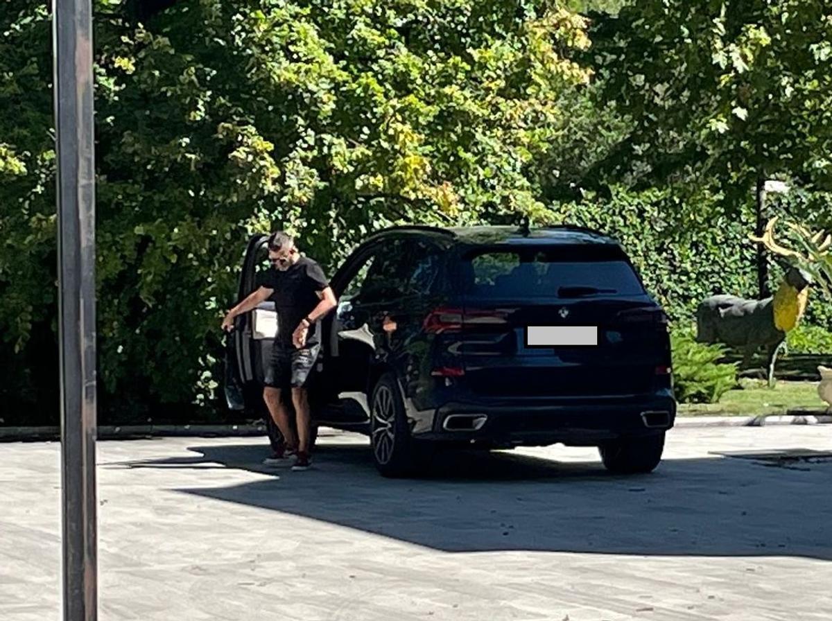 Florin Vulturar, în vizită la Gigi Becali