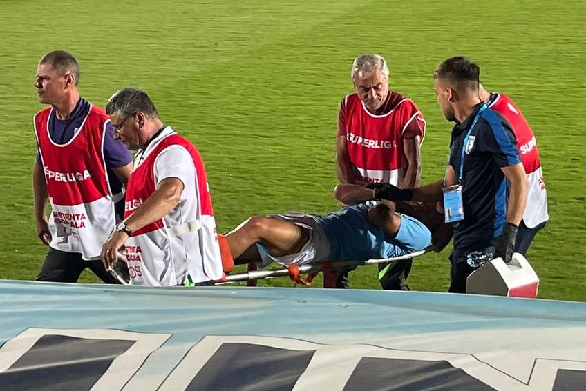 Accidentarea lui Merloi e destul de serioasă / foto: Iosif Popescu (GSP)