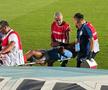 Accidentarea lui Merloi e destul de serioasă / foto: Iosif Popescu (GSP)