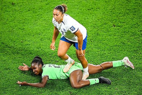 Scenă șocantă la Mondialul feminin. Foto: Twitter