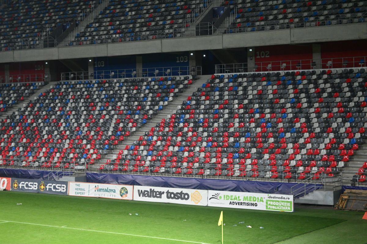 FOTO Stadionul Ghencea după FCSB - CFR Cluj