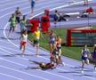 Haos la atletism, pe 5.000 de metri! Scandal după ce au căzut precum popicele: „M-a împins, depun contestație!” » Arbitrul a intervenit decisiv