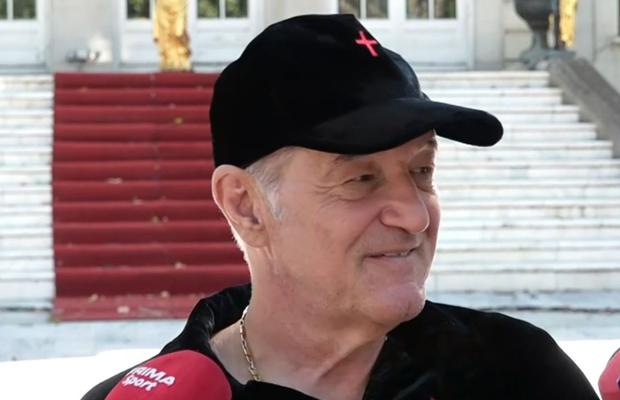 Gigi Becali, azi, la Palat: „Cu Farul va juca a doua echipă! Asta e, jucăm cu nașul. Ha, ha, ha!” + Râde de Rapid