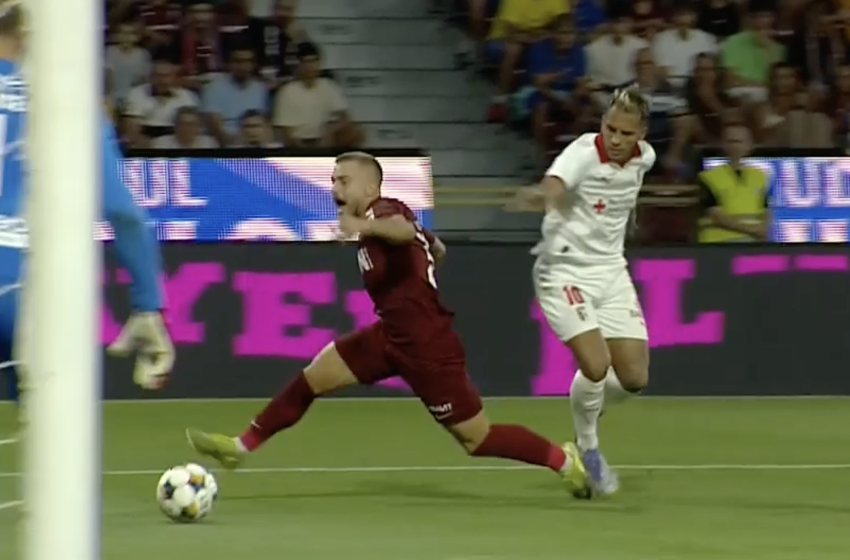 Penalty refuzat pentru CFR Cluj în meciul cu Braga