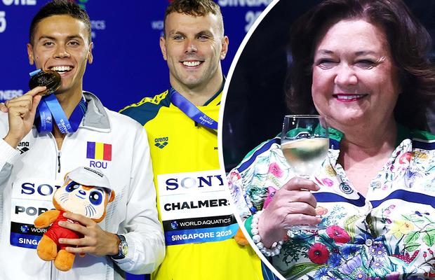 Cea mai bogată femeie din Australia i-a premiat pe medaliații de la Campionatele Mondiale de la Singapore » Cât va primi Kyle Chalmers