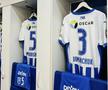 Imagini din vestiarul juveților, înainte de Craiova - Trnava / Sursă foto: Facebook@ Universitatea Craiova