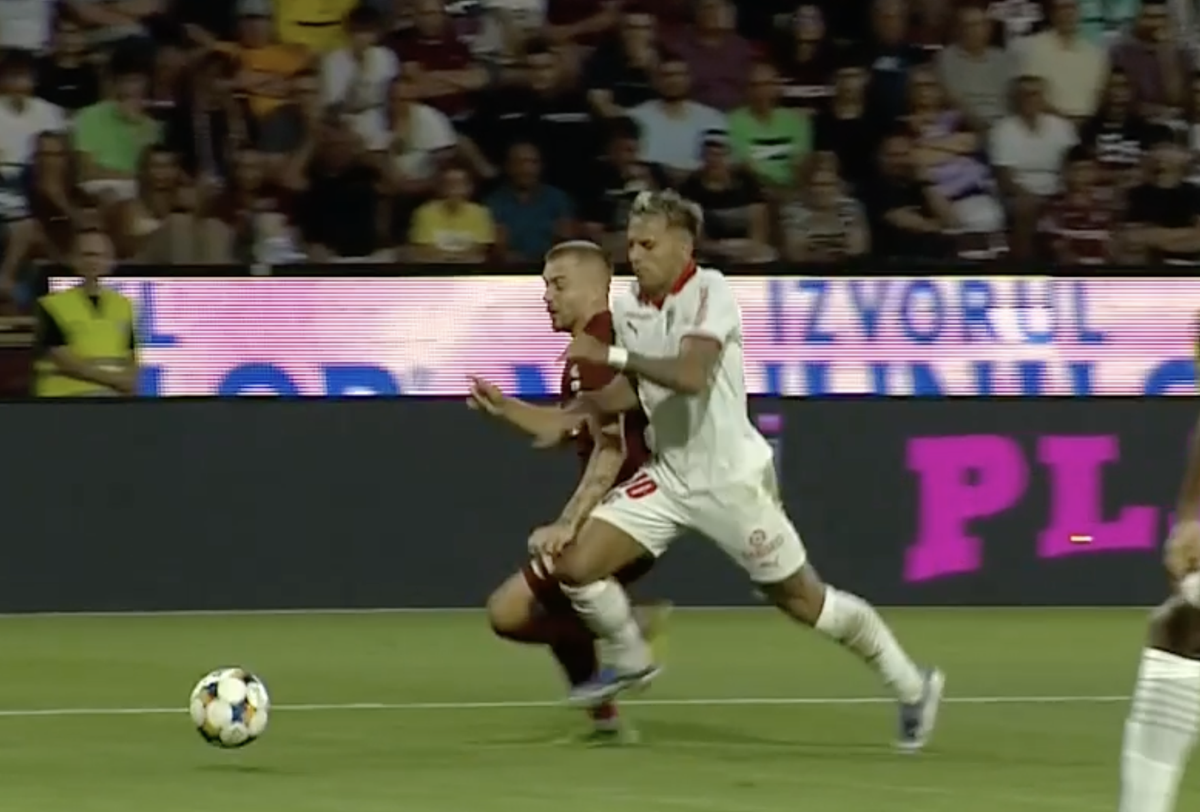 Penalty refuzat pentru CFR Cluj în meciul cu Braga