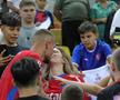 Momente emoționante pe Arena Națională cu Daniel Bîrligea și Antonia Salanță. Foto: Ionuț Iordache (GSP.RO)