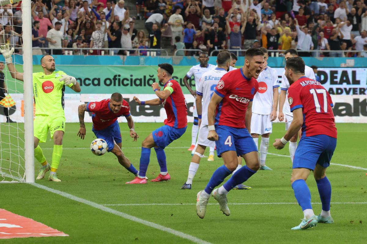 FCSB - Drita, cadre din meci de Ionuț Iordache
