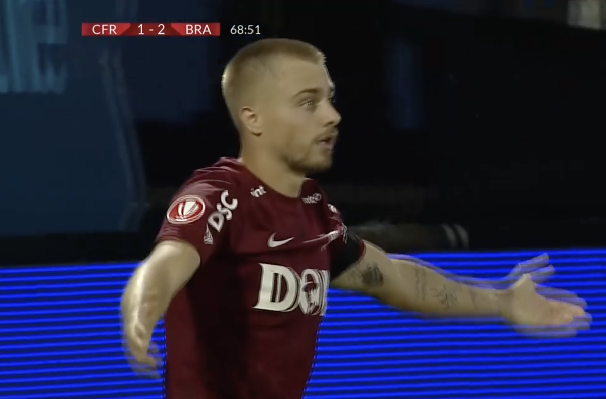 Penalty refuzat pentru CFR Cluj în meciul cu Braga