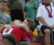 Momente emoționante pe Arena Națională cu Daniel Bîrligea și Antonia Salanță. Foto: Ionuț Iordache (GSP.RO)