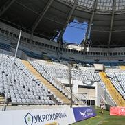Cum arată stadionul din Odesa, după atacul rusesc // foto: Imago