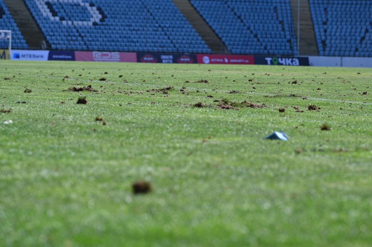 Cum arată stadionul din Odesa, după atacul rusesc // foto: Imago