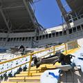 Imagini șocante din Odesa: unul dintre cele mai frumoase stadioane din Ucraina a fost lovit de Rusia // foto: Imago
