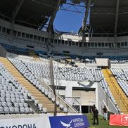 Cum arată stadionul din Odesa, după atacul rusesc // foto: Imago