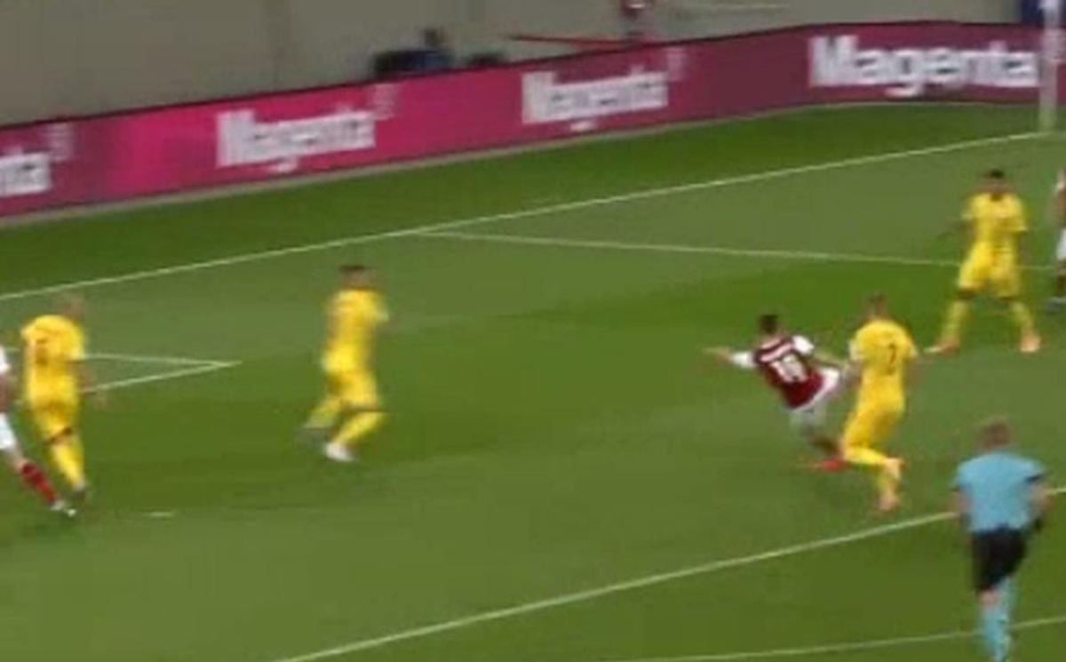 Austria - România gol Baumgartner