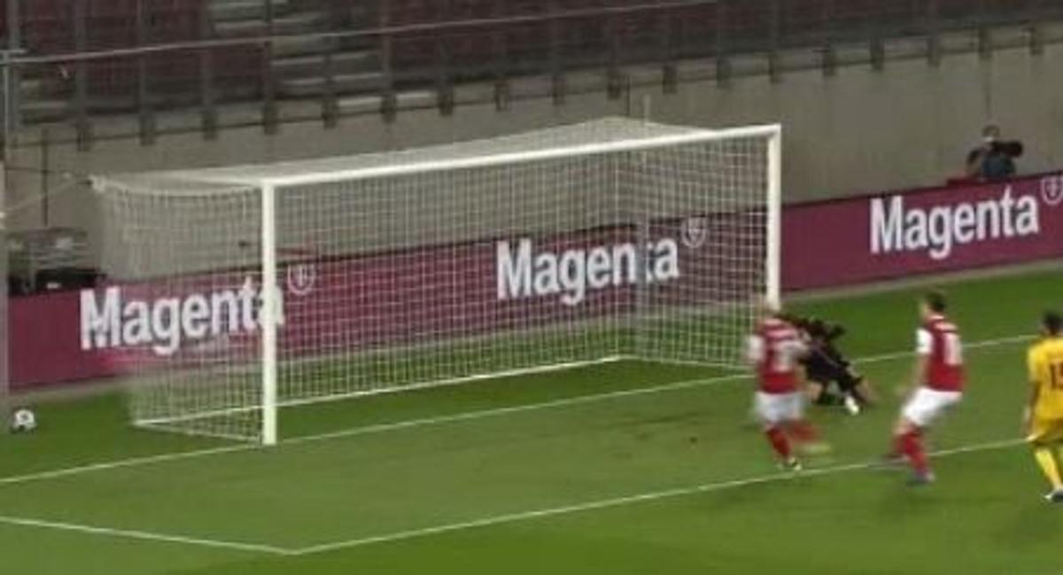 Austria - România gol Baumgartner
