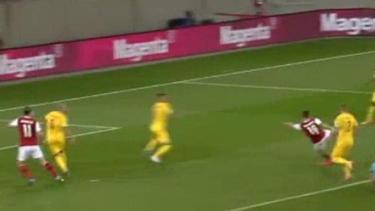 AUSTRIA - ROMÂNIA 2-3. Erori în lanț la primul gol al gazdelor » Sărbătoritul Grigore s-a revanșat cu un gol vital