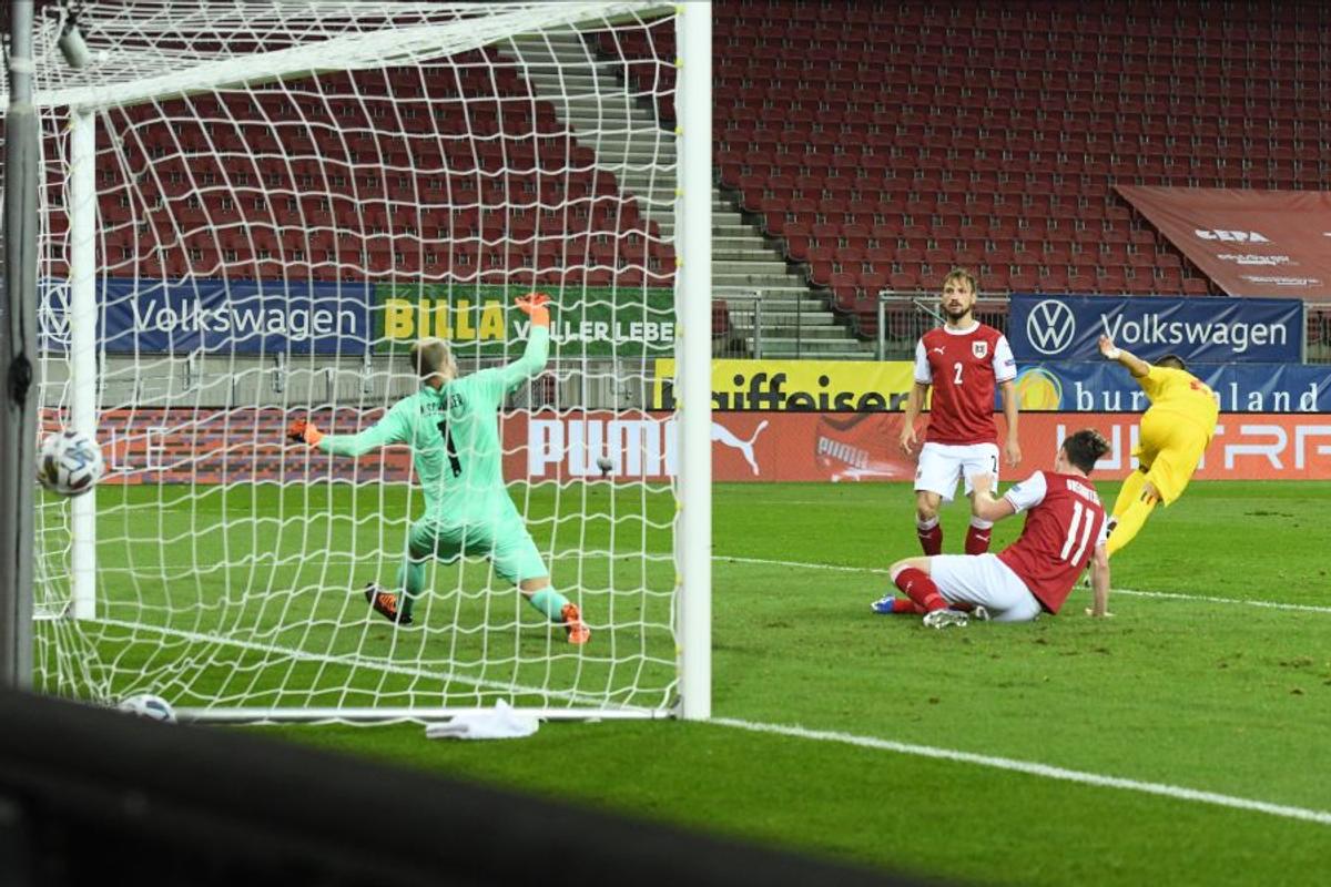 Austria - România gol Baumgartner