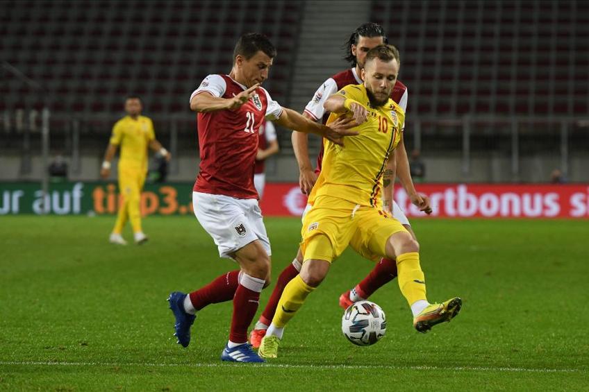 Maxim a fost cel mai bun de pe teren în meciul Austria - România