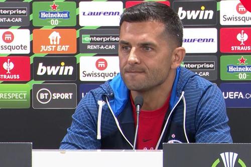 Nicolae Dică (42 de ani) și Florinel Coman (24 de ani) au prefațat partida dintre West Ham și FCSB, debutul în grupa de Conference League.