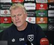 David Moyes a ochit fotbaliști de la FCSB înaintea meciului de joi: „Ne pot surprinde!”