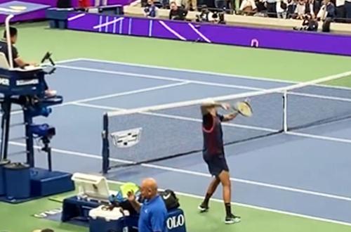 Kyrgios a izbucnit nervos după eliminarea de la US Open // foto: captură Twitter