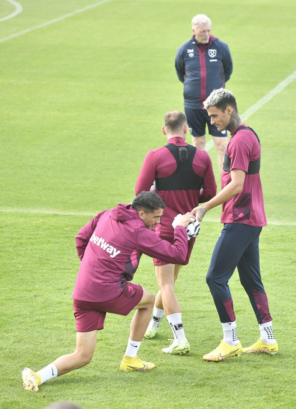 Antrenament West Ham, înainte de meciul cu FCSB