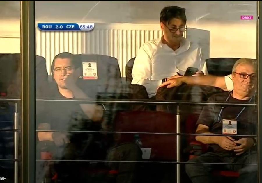 FOTO: Captură TV @Digi Sport 1 Costin Curelea, debut victorios pe banca naționalei U20 » Goluri frumoase marcate de Radaslavescu și Doru Andrei