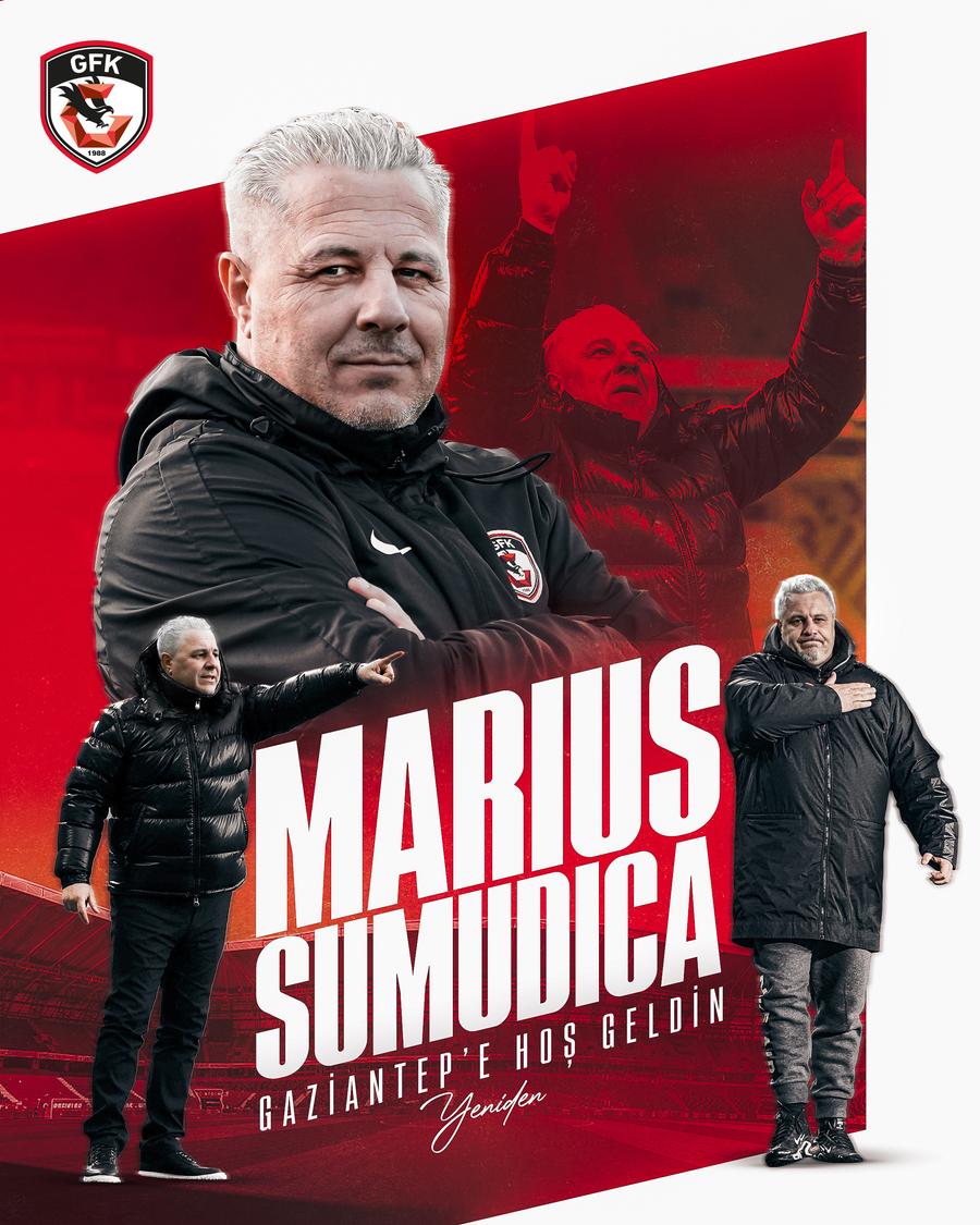 Marius Șumudică, anunțat oficial la Gaziantep