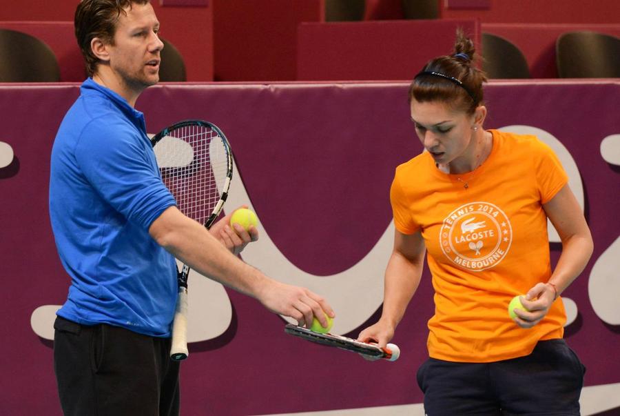 Wim Fissette și Simona Halep, în timpul colaborării din 2014 / Sursă foto: Imago Images De la New York, Wim Fissette a vorbit în premieră despre Simona Halep și cazul de dopaj: „La cum o știu...”