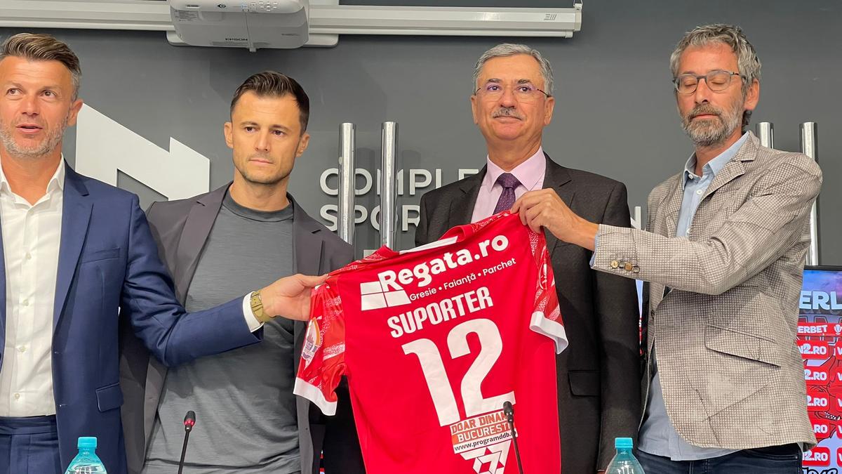 Conferință de presă Dinamo. Prezentare nou acționar și retragerea tricoului cu numărul 12