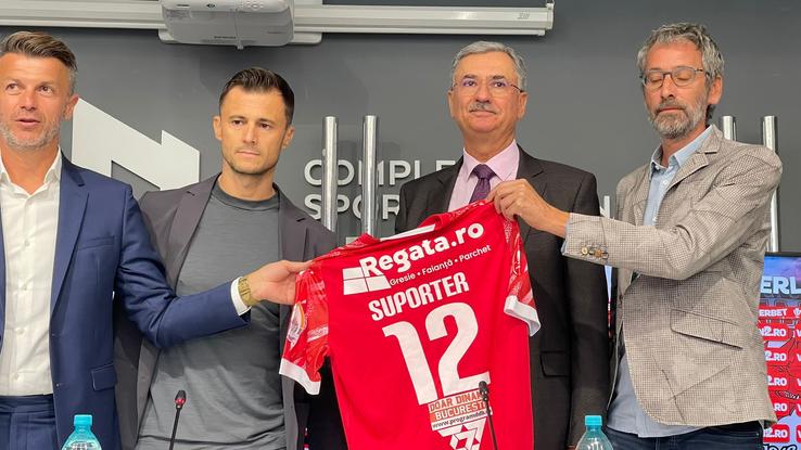 Conferință de presă Dinamo. Prezentare nou acționar și retragere a tricoului cu numărul 12