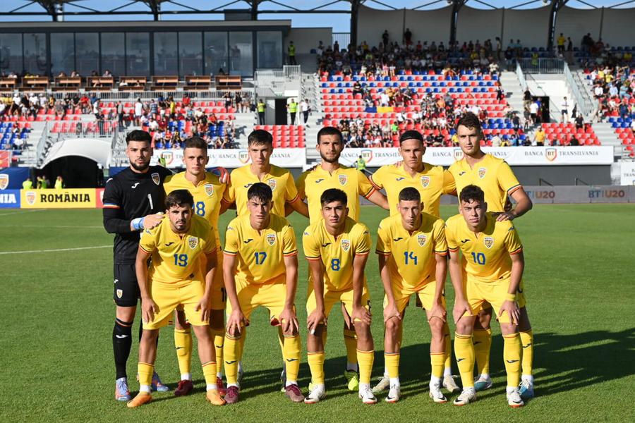 FOTO: FRF.ro Costin Curelea, debut victorios pe banca naționalei U20 » Goluri frumoase marcate de Radaslavescu și Doru Andrei