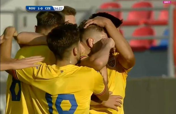 Costin Curelea, debut victorios pe banca naționalei U20 » Goluri frumoase marcate de Radaslavescu și Doru Andrei
