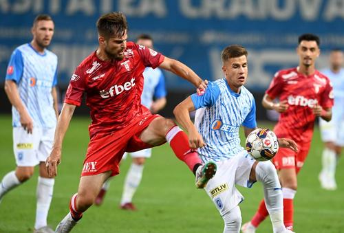 Marian Danciu (dreapta), chemat la naționala U21 a României în locul lui Ștefan Baiaram