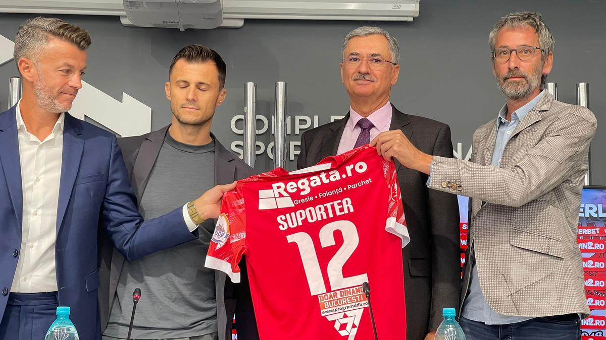 Conferință de presă Dinamo. Prezentare nou acționar și retragerea tricoului cu numărul 12