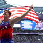 Hunter Woodhall pe Stade France FOTO Guliver/GettyImages