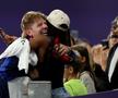 Hunter și Tara bucurându-se împreună după cursa de la Jocurile Paralimpice FOTO Guliver/GettyImages