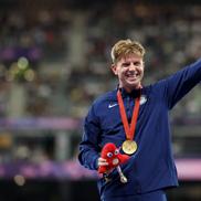 Hunter Woodhall extrem de fericit FOTO Guliver/GettyImages