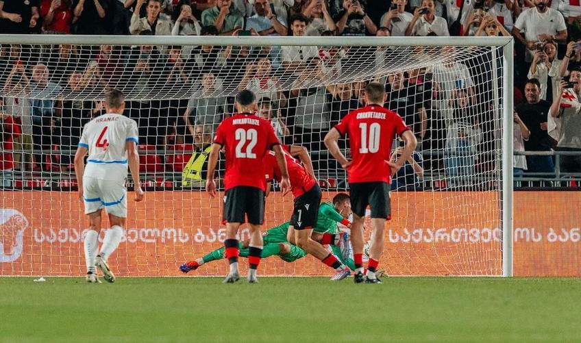Georgia a zdrobit-o pe Cehia în meciul din Liga Națiunilor, scor 4-1.
