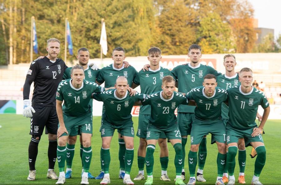 Cu ei ne vom înfrunta poimâine seară, pe stadionul Steaua, în Liga C a Nations League / Foto: X Irytas Uriașul din defensiva balticilor îi pune în gardă pe elevii lui Mircea Lucescu: „N-o să plecăm capul chiar de la primul eșec. Venim să câștigăm, luni, la București!”